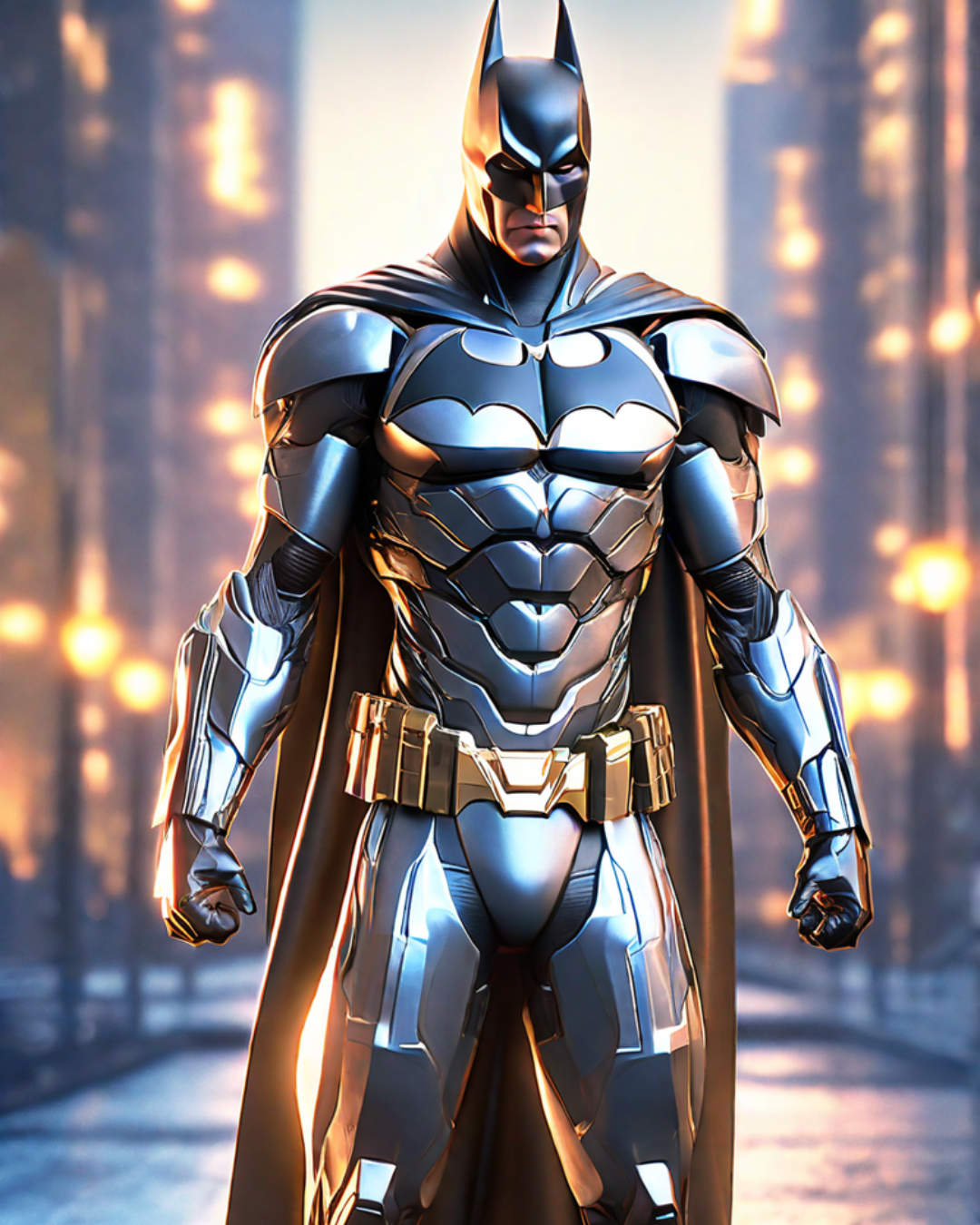 AI Concept Batman Futuristic & Gotham City