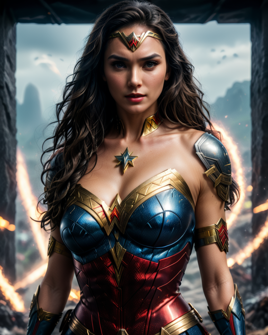AI Concept Wonder Women, Realistic Art (2)